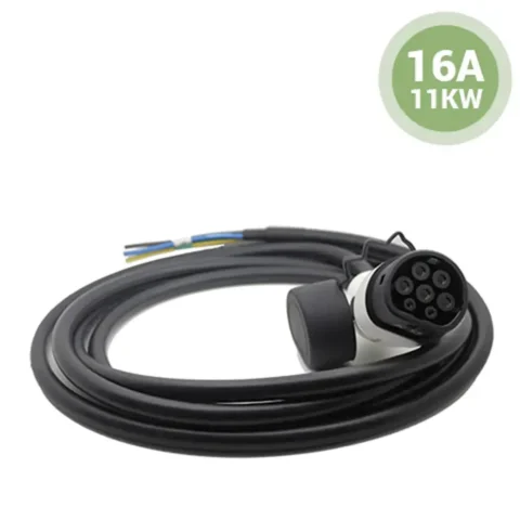 Typ 2 Stecker Angebunden für Ladestation / Wallbox 3 Phasig 16A