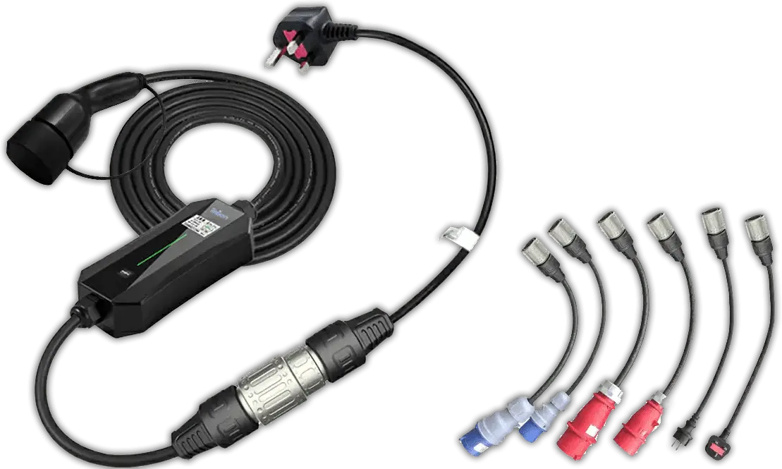 Foto eines Multiadapters mit sechs Adaptern