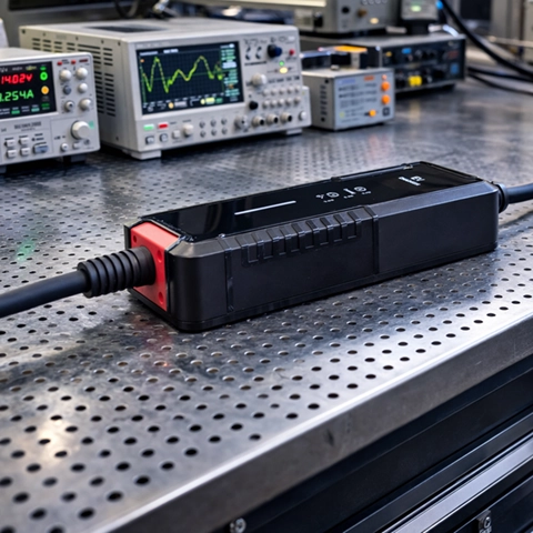 Bild des Ladegeräts bei der Qualitätsprüfung