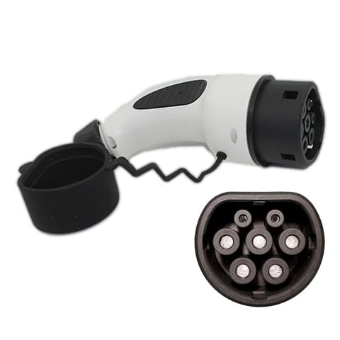 Typ 2 Ladestecker FEMALE (Coverbindet sich mit dem Fahrzeug)