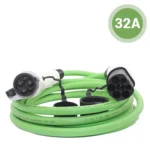 Foto des Ladekabels vom Typ 1 auf Typ 2