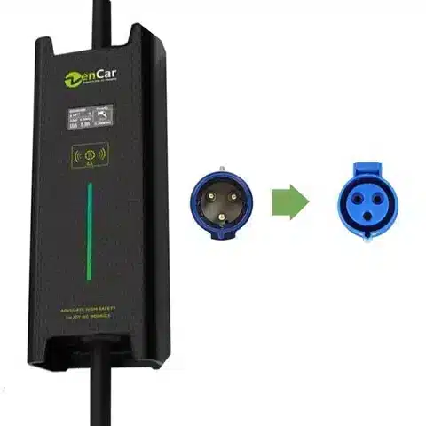 Foto des Multiadapters Typ 2 für 1-phasige CEE-Steckdose