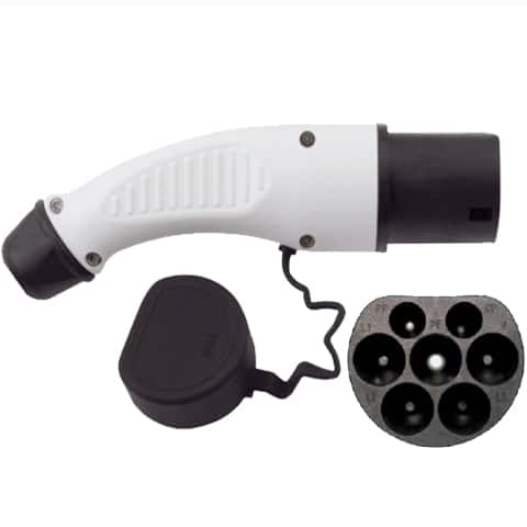 Typ 2 Ladestecker MALE (Wird an die Ladestation angeschlossen.)